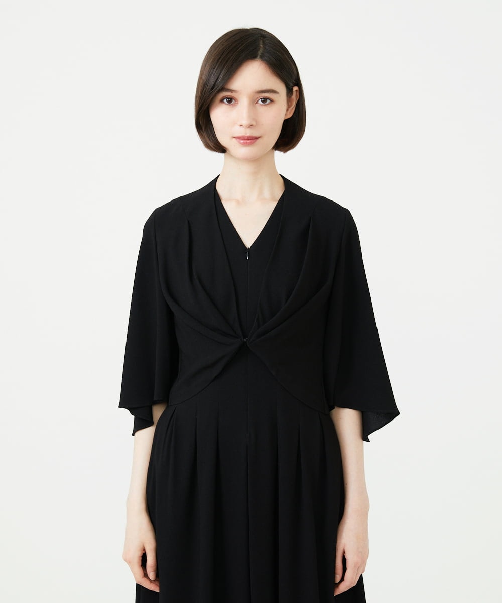 GDBAG04290 Sybilla(シビラ) タックデザインボレロ ブラック