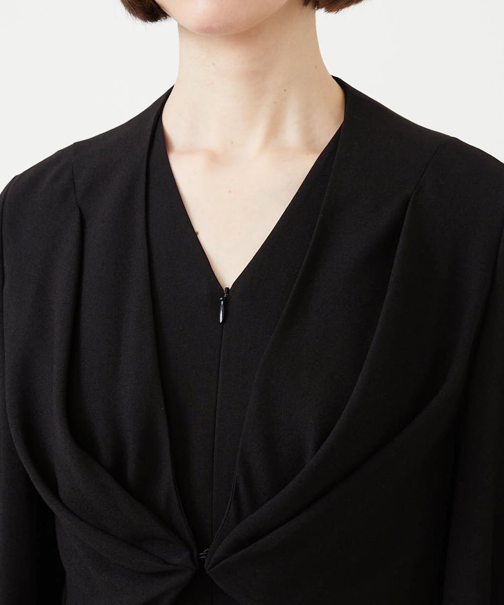 GDBAG04290 Sybilla(シビラ) タックデザインボレロ ブラック