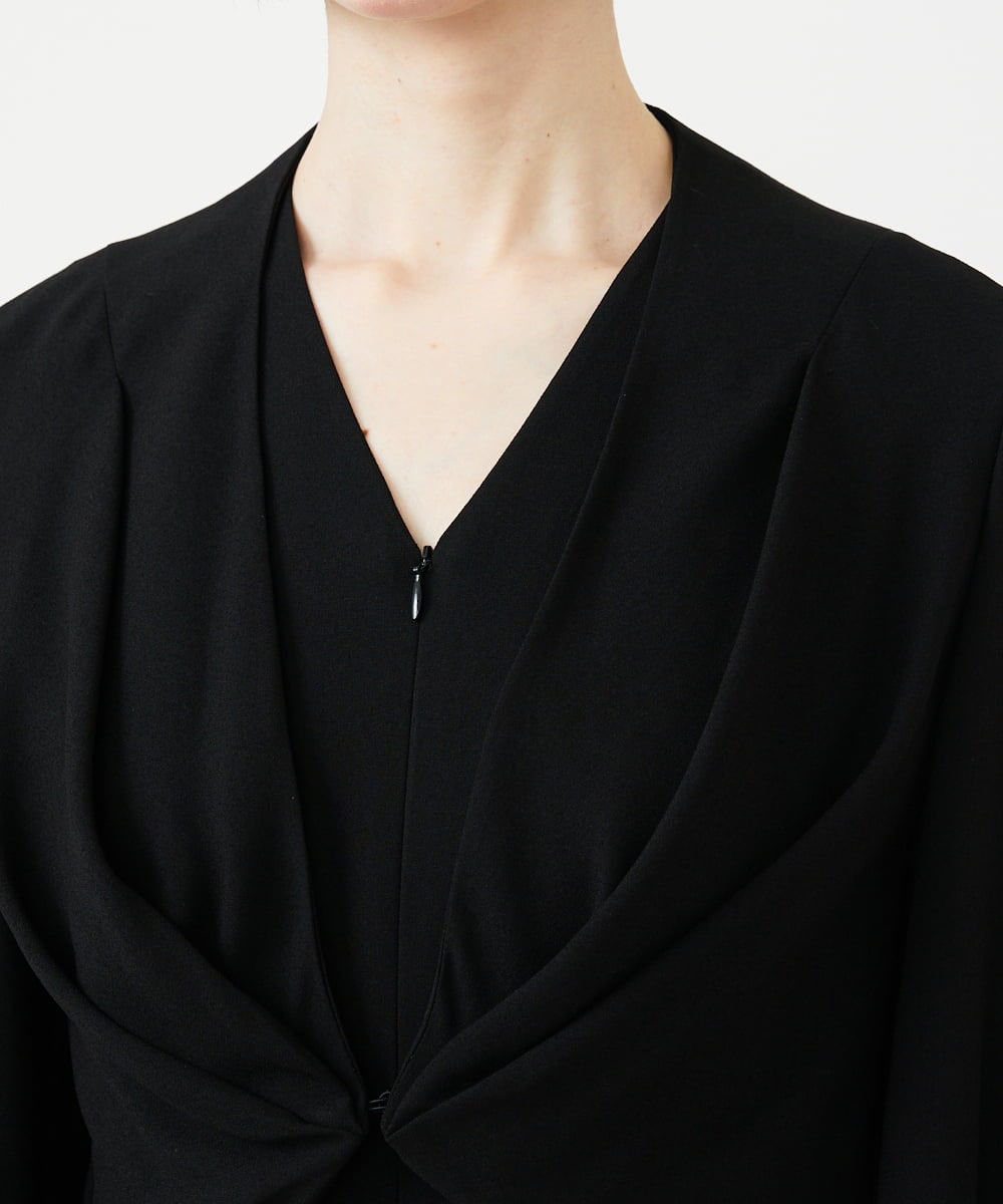 GDBAG04290 Sybilla(シビラ) タックデザインボレロ ブラック