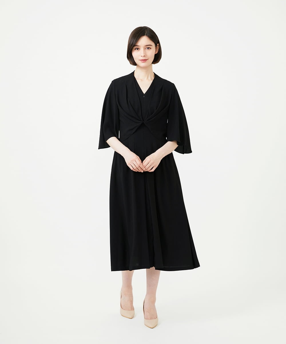 GDBAG04290 Sybilla(シビラ) タックデザインボレロ ブラック