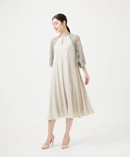 GDBAG05430 Sybilla(シビラ) サークルラメレースボレロ ダークシルバー