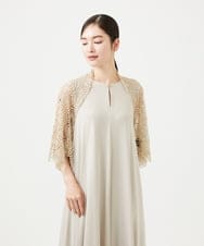 GDBAG05430 Sybilla(シビラ) サークルラメレースボレロ ゴールド
