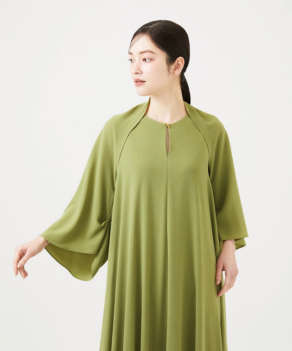 GDBGD02230 Sybilla(シビラ) ストールデザインボレロ グリーン