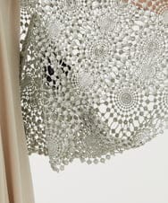 GDBGD05430 Sybilla(シビラ) サークルラメレースボレロ ダークシルバー