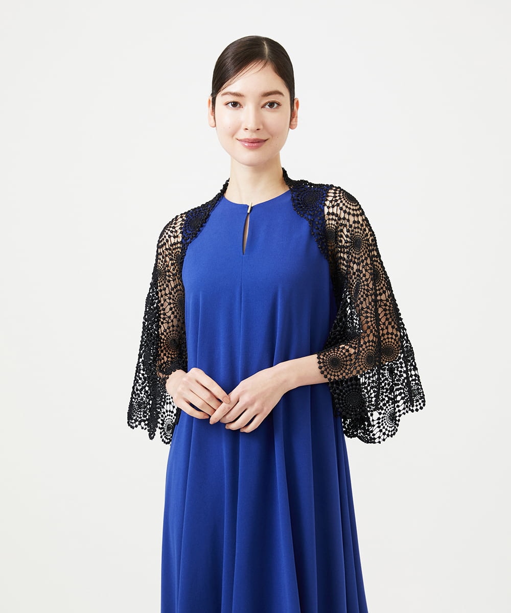 GDBGD05430 Sybilla(シビラ) サークルラメレースボレロ ブラック