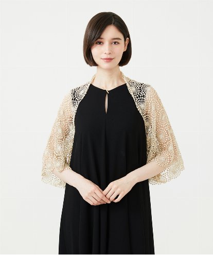 GDBGF05430 Sybilla サークルラメレースボレロ
