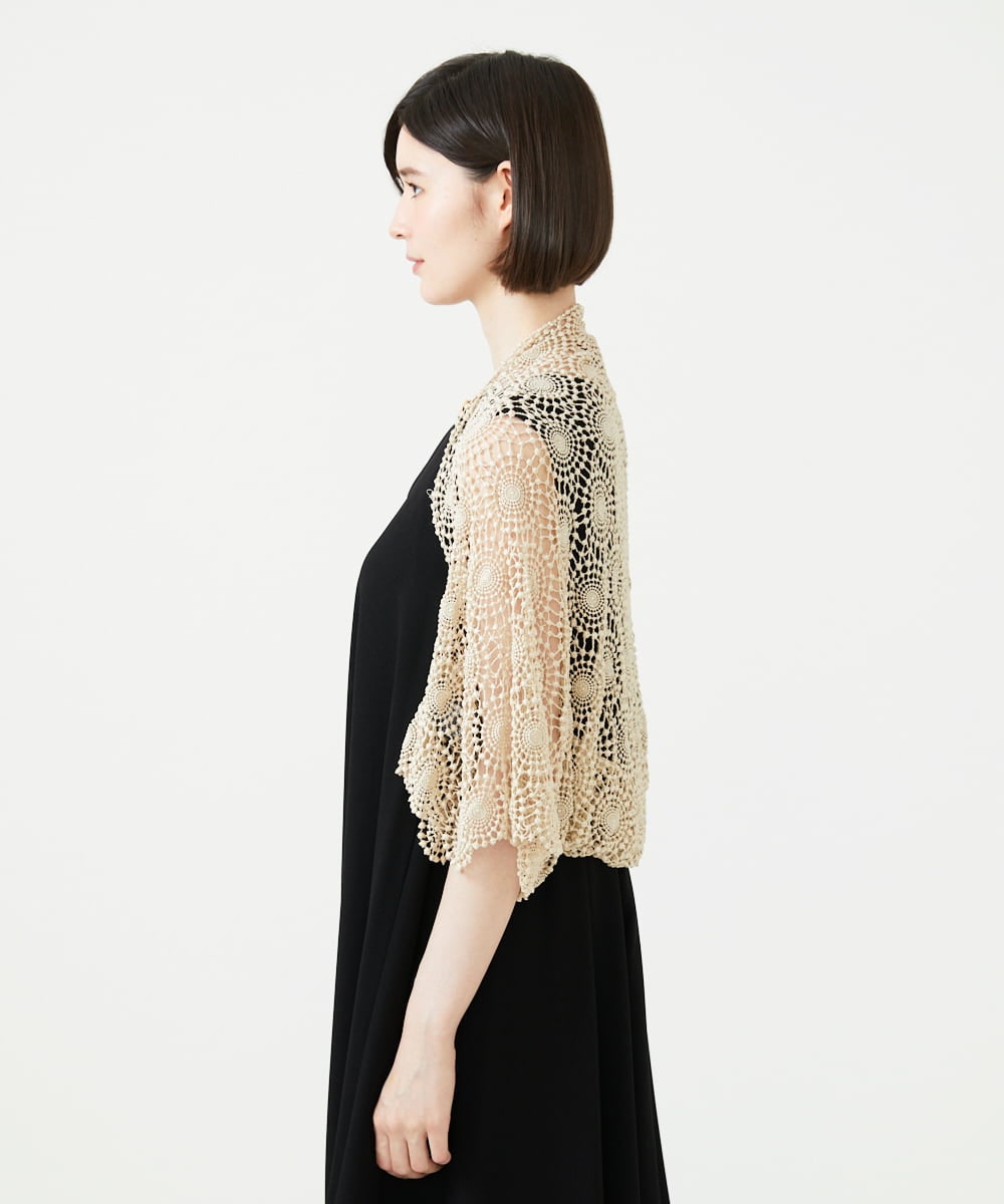 GDBGF05430 Sybilla(シビラ) サークルラメレースボレロ ゴールド