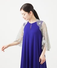 GDBHB05430 Sybilla(シビラ) サークルラメレースボレロ  ダークシルバー
