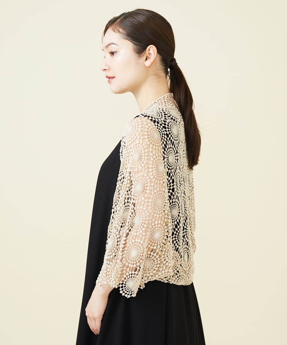 GDBHV05430 Sybilla(シビラ) サークルラメレースボレロ  ゴールド
