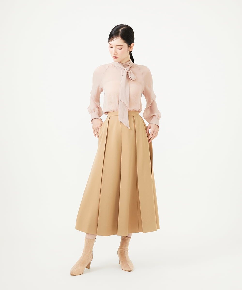 GDBJE82330 Sybilla(シビラ) シアーボウタイブラウス ペールピンク