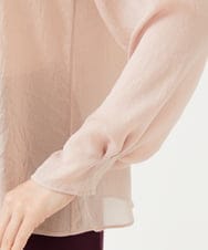 GDBJE82330 Sybilla(シビラ) シアーボウタイブラウス ペールピンク