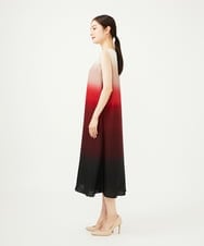 GDEAD80600 Sybilla(シビラ) グラデーションサーキュラードレス レッド系