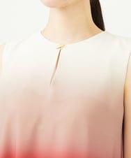 GDEAD80600 Sybilla(シビラ) グラデーションサーキュラードレス レッド系