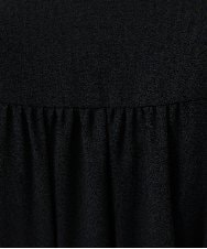 GDEAG22420 Sybilla(シビラ) タックデザインドレス ブラック