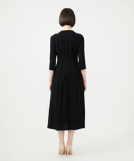 GDEAG22420 Sybilla(シビラ) タックデザインドレス ブラック