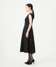 GDEAG31600 Sybilla(シビラ) フラワーフクレジャカードドレス ブラック
