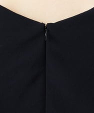 GDEAG36700 Sybilla(シビラ) ワイドカラーVネックドレス ブラック