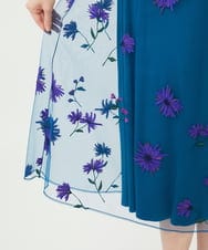 GDEAG90800 Sybilla(シビラ) 【WEB限定色あり】マーガレット刺繍チュールドレス 【WEB限定】ブルー