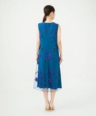 GDEAG90800 Sybilla(シビラ) 【WEB限定色あり】マーガレット刺繍チュールドレス 【WEB限定】ブルー