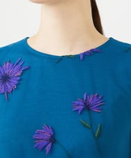 GDEAG90800 Sybilla(シビラ) 【WEB限定色あり】マーガレット刺繍チュールドレス 【WEB限定】ブルー