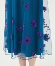 GDEAG90800 Sybilla(シビラ) マーガレット刺繍チュールドレス 【WEB限定】ブルー