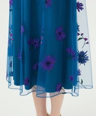 GDEAG90800 Sybilla(シビラ) 【WEB限定色あり】マーガレット刺繍チュールドレス 【WEB限定】ブルー