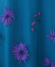 GDEAG90800 Sybilla(シビラ) マーガレット刺繍チュールドレス 【WEB限定】ブルー