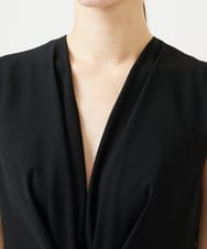 GDECD36790 Sybilla(シビラ) フロントタックジャンプスーツ（ブラック） ブラック