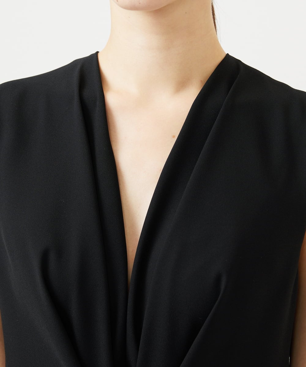 GDECD36790 Sybilla(シビラ) フロントタックジャンプスーツ（ブラック） ブラック