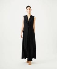 GDECD36790 Sybilla(シビラ) フロントタックジャンプスーツ（ブラック） ブラック