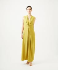 GDECD46790 Sybilla(シビラ) フロントタックジャンプスーツ（カラー） イエロー