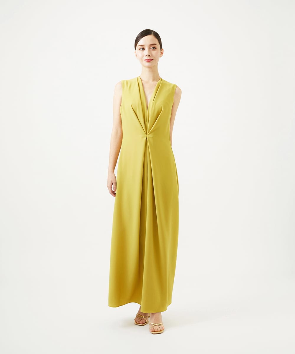 GDECD46790 Sybilla(シビラ) フロントタックジャンプスーツ（カラー） イエロー