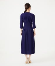 GDECG22420 Sybilla(シビラ) タックデザインドレス ネイビー