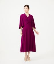GDECG22420 Sybilla(シビラ) タックデザインドレス パープル