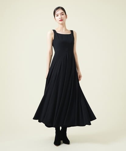 GDECT09600 Sybilla 【MONOTONE】ノースリーブマーメイドドレス