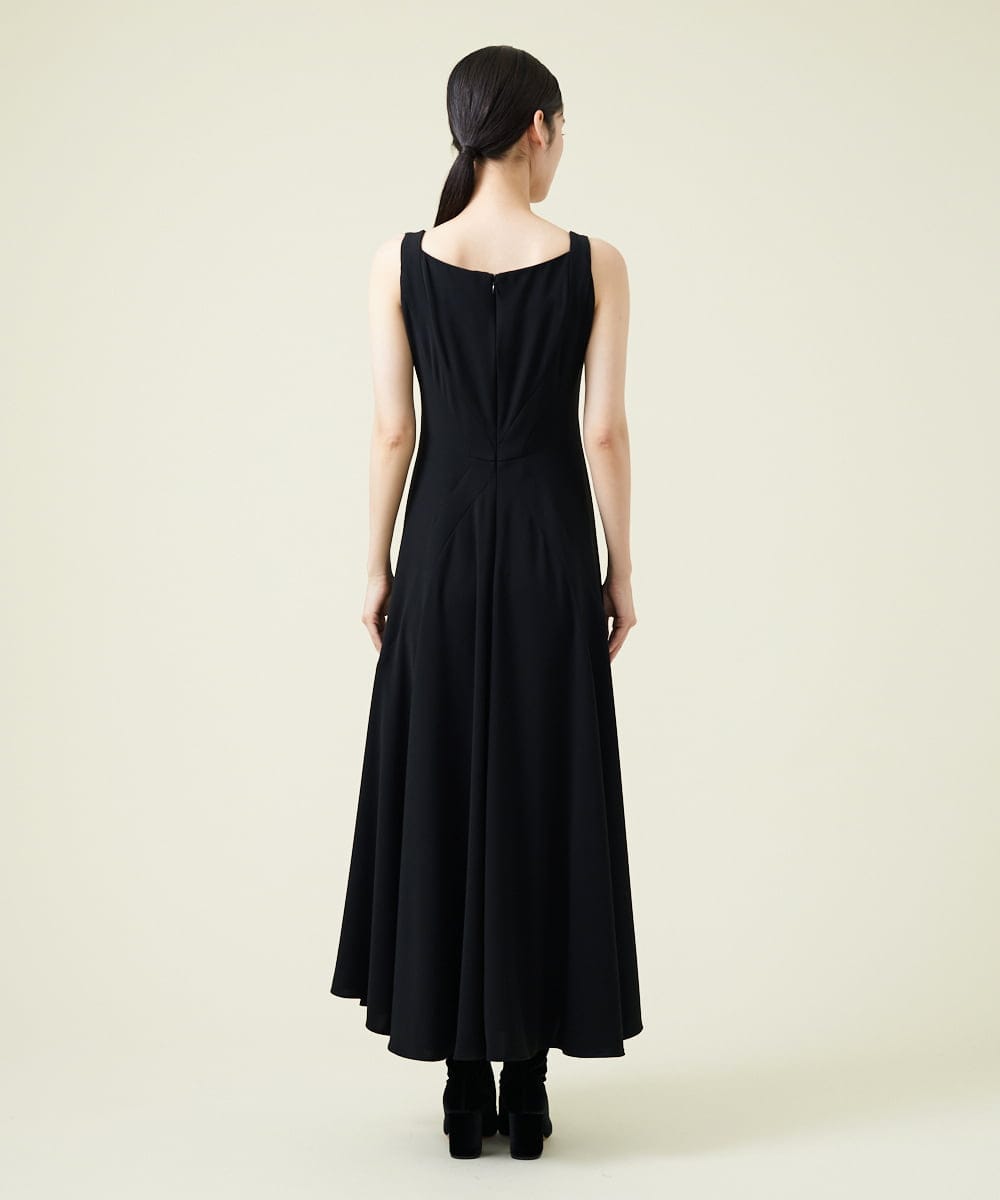 GDECT09600 Sybilla(シビラ) 【MONOTONE】ノースリーブマーメイドドレス ブラック