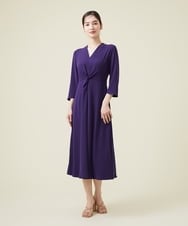 GDECT15560 Sybilla(シビラ) 【ドラマ着用】ウエストツイストドレス ディープパープル