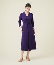 GDECT15560 Sybilla(シビラ) 【ドラマ着用】ウエストツイストドレス ディープパープル