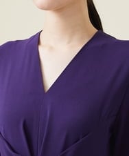 GDECT15560 Sybilla(シビラ) 【ドラマ着用】ウエストツイストドレス ディープパープル