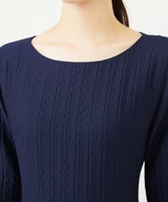 GDECV85600 Sybilla(シビラ) フクレジャカードタックフレアドレス ネイビー