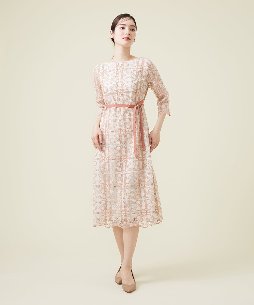 ケミカルフラワーレースドレス(ドレス) | Sybilla(シビラ)｜イトキン 