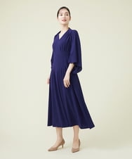 GDEET21390 Sybilla(シビラ) タッキングデザインドレス ネイビー