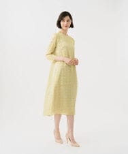 GDEGD41630 Sybilla(シビラ) ジオメトリックオパールドレス グリーン×ピンク