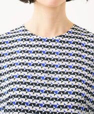 GDEGD41630 Sybilla(シビラ) ジオメトリックオパールドレス ブラック×ブルー