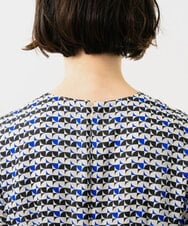 GDEGD41630 Sybilla(シビラ) ジオメトリックオパールドレス ブラック×ブルー