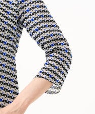 GDEGD41630 Sybilla(シビラ) ジオメトリックオパールドレス ブラック×ブルー