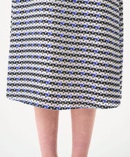 GDEGD41630 Sybilla(シビラ) ジオメトリックオパールドレス ブラック×ブルー