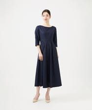 GDEGD84630 Sybilla(シビラ) フラワー総刺繍ドレス ネイビー