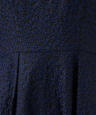 GDEGD84630 Sybilla(シビラ) フラワー総刺繍ドレス ネイビー