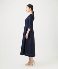 GDEGD84630 Sybilla(シビラ) フラワー総刺繍ドレス ネイビー